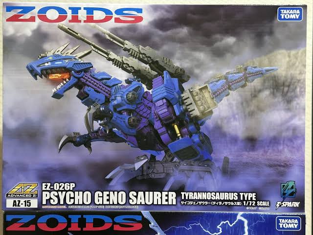 Takara Tomy Zoids 1/72 : AZ-15/EZ-026P Psycho Geno Saurer [ Tyrannosaurus Type ]
