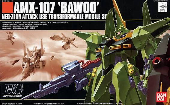 Bandai HG 1/144 : AMX-107 Bawoo