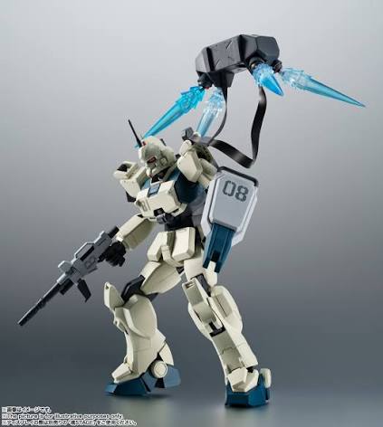 Bandai Tamashii Nation The Robot Spirits [ Side MS ] : RX-79(G)Ez-8 Gundam Ez-8 + MS-07B-3 Gouf Custom + The 08th MS Team Option Parts Set 03 [ Ver.A.N.I.M.E. ] 3in1 Set
