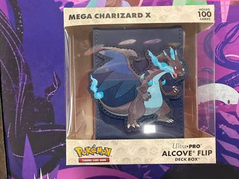 Pokemon TCG : Mega Charizard X Alcove Flip Deck Box