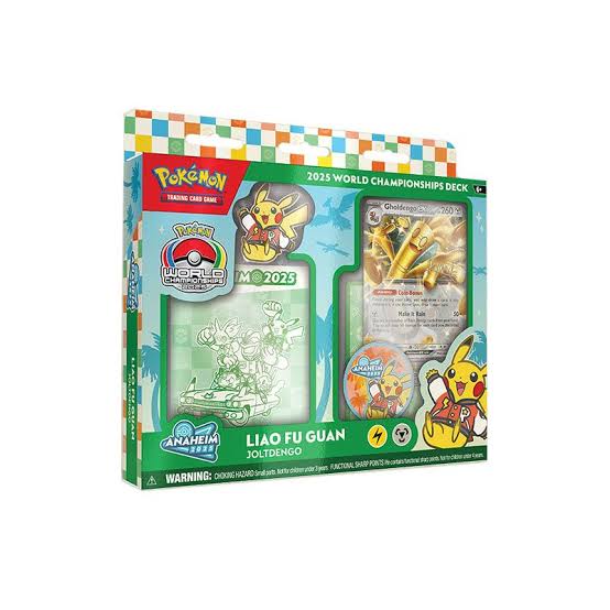 Pokemon TCG : 2025 World Championship Deck [ Liao Fu Guan - Joltdengo ]