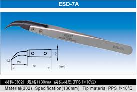 VETUS Precision Tweezer ESD-7A