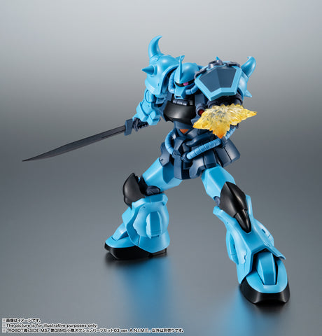 Bandai Tamashii Nation The Robot Spirits [ Side MS ] : RX-79(G)Ez-8 Gundam Ez-8 + MS-07B-3 Gouf Custom + The 08th MS Team Option Parts Set 03 [ Ver.A.N.I.M.E. ] 3in1 Set