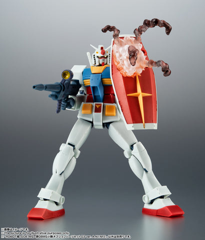 Bandai Tamashii Nation The Robot Spirits [ Side MS ] : RX-79(G)Ez-8 Gundam Ez-8 + MS-07B-3 Gouf Custom + The 08th MS Team Option Parts Set 03 [ Ver.A.N.I.M.E. ] 3in1 Set