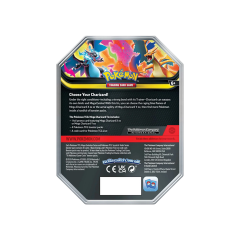 Pokemon TCG : Mega Charizard ex Tin ( Charizard Y )