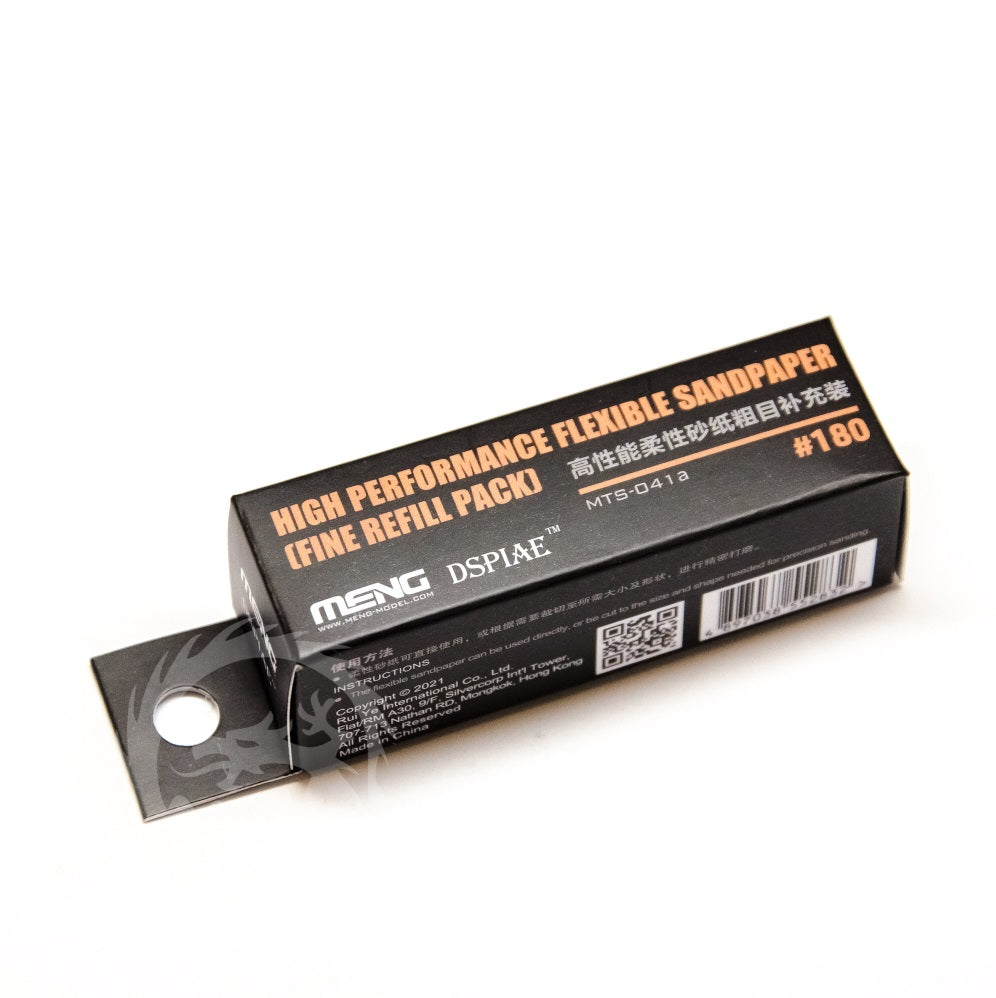 DSPIAE x MENG MT-041a High Performance Fexible Sandpaper (Fine Refill Pack) #180