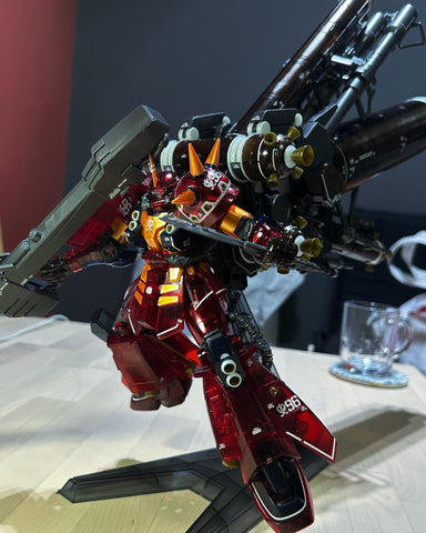 P-Bandai MG 1/100 : MS-06R Psycho Zaku ( Gundam Thunderbolt ) Verka ( Half Mechanical Clear )