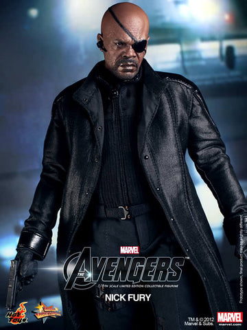 Hot Toys Figures 1/6 MMS-169 Marvel Avengers : Nick Fury ( Pre-Owned/ Displayed )