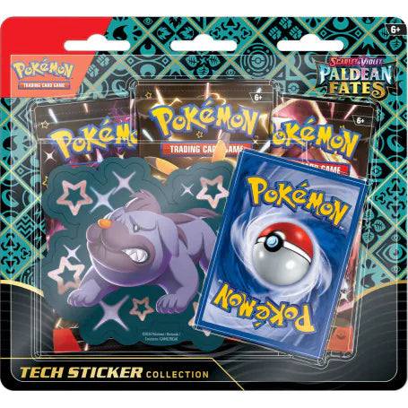 Pokemon TCG : SV4.5 Paldean Fates Tech Sticker Blister