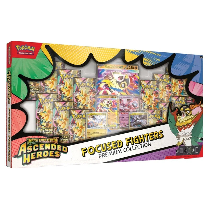 Pokemon TCG : Mega Evolution Ascended Heroes - Focused Fighters Premium Collection