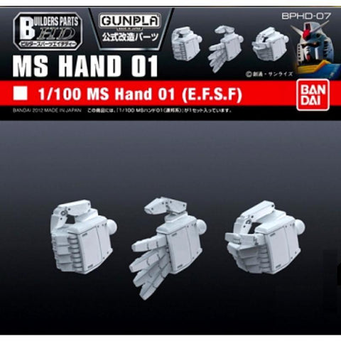 Bandai 1/100 Builders Parts HD : MS Hand 01 ( E.F.S.F )
