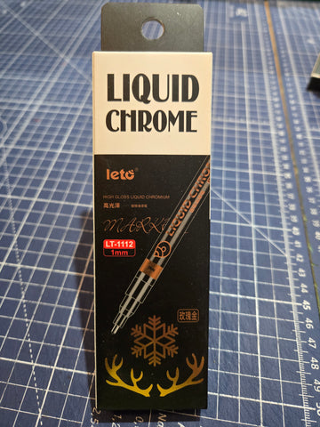 Leto : LT-1112 Liquid Chrome High Gloss Chromium Marker 1mm - Rose Gold
