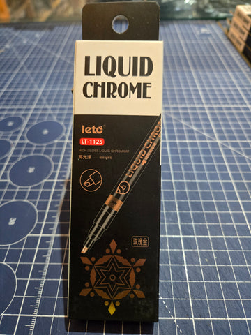 Leto : LT-1125 Liquid Chrome High Gloss Chromium Marker - Rose Gold
