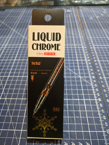 Leto : LT-1113 Liquid Chrome High Gloss Chromium Marker 0.8mm - Rose Gold