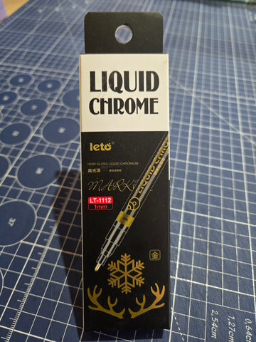 Leto : LT-1112 Liquid Chrome High Gloss Chromium 1mm - Gold