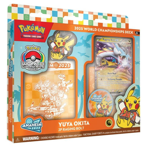 Pokemon TCG : 2025 World Championship Deck [ Yuya Okita JP Raging Bolt ]