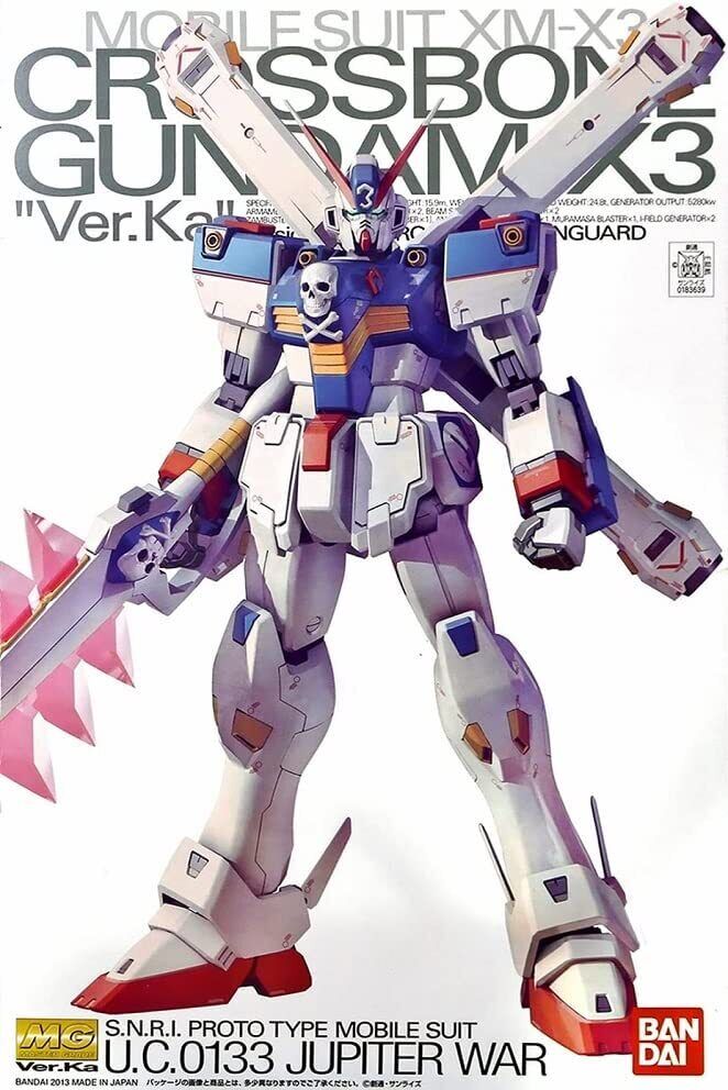 MG 1/100 Crossbone Gundam X3 Ver.KA