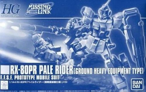 P-Bandai HG 1/144 RX-80PR Pale Raider ( Ground Heavy Equipment Type )