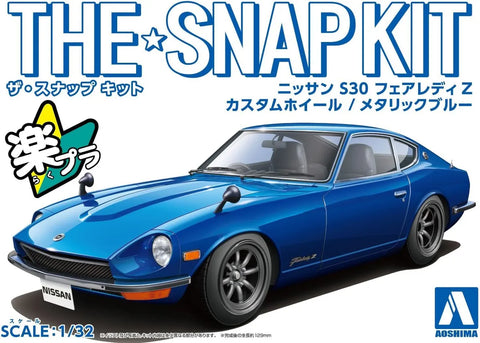 THE SNAP KIT : Nissan S30 Fairlady Z With Custom Wheels Blue.