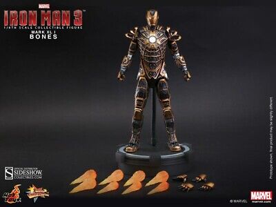 Hot Toys Firgures 1/6 MMS-251 Marvel Iron Man 3 - Bones ( Pre-owned / Displayed )