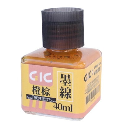 GIC : TW-01OB Panel Liner ( Orange Brown ) 40ML