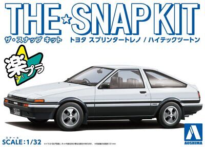 THE SNAP KIT : Toyota AE86 Sprinter Trueno GT-APEX (White & Black)