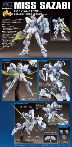 Bandai HG 1/144 : Miss Sazabi [ Build Fighter Aila jyrkiainen Custom Made Mobile Suit ]