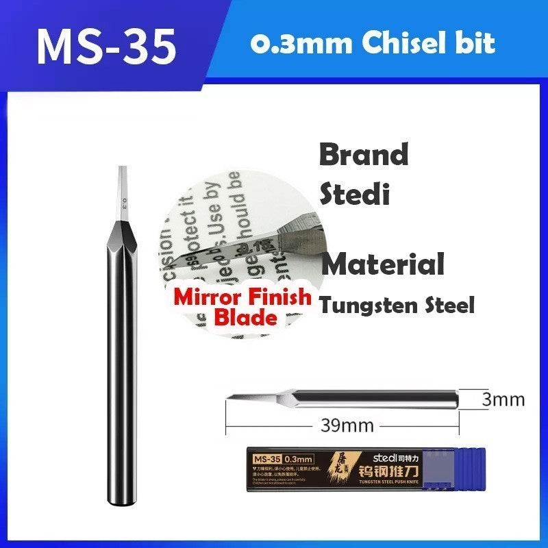 Stedi MS-35 Tungsten Steel Scribing Cutter 0.3mm