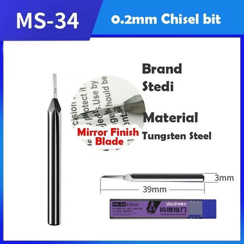 Stedi MS-34 Tungsten Steel Scribing Cutter 0.2mm