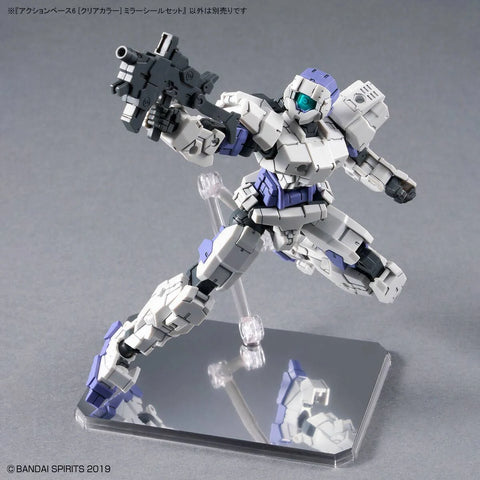 Action Base 6 (CLEAR) Mirror Stickers Set