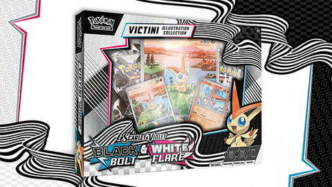 Pokemon TCG : Scarlet & Violet Black Bolt & White Flare Victini Illustration Collection