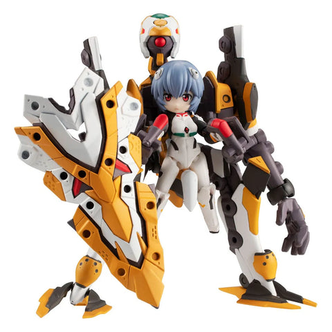 Bandai MegaHouse : Desktop Army Evangelion 3.0+1.0 Thrice Upon A Time Ayanami Rei & Evangelion No.0 ( Kai )