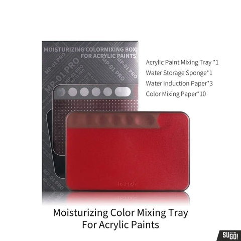 DSPIAE MP-01 PRO Moisturizing Colormixing Box For Acrylic Paints